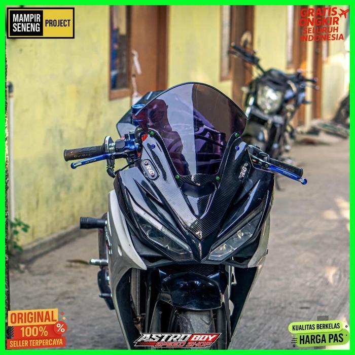 Quality Visor Windshield Carbon Cbr 150R Facelift K45G K45N Model V2