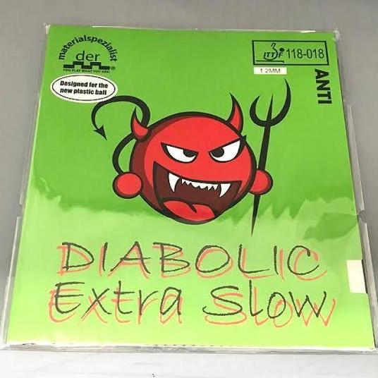 KARET TENIS MEJA ANTI SPIN DER MATERIALSPEZIALIST DIABOLIC EXTRA SLOW