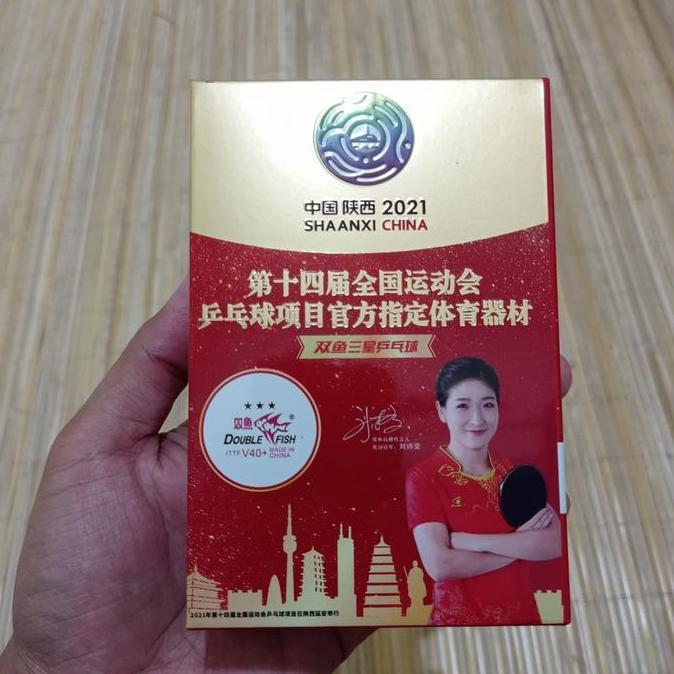 BOLA TENIS MEJA DOUBLE FISH SHAANXI