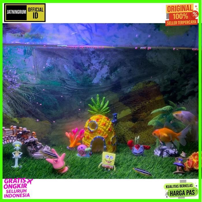 Quality Rumput Sintetis Swiss Full Hijau Aquarium Ukuran 80X20 80X30 80X40 80X50 80X60 Cm