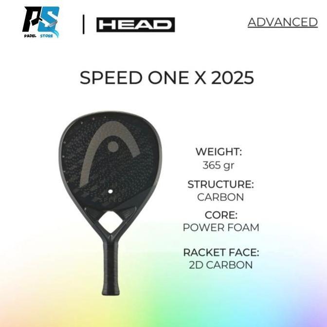 HEAD SPEED ONE X 25 PADEL RACKET / RAKET PADEL / RAKET HEAD