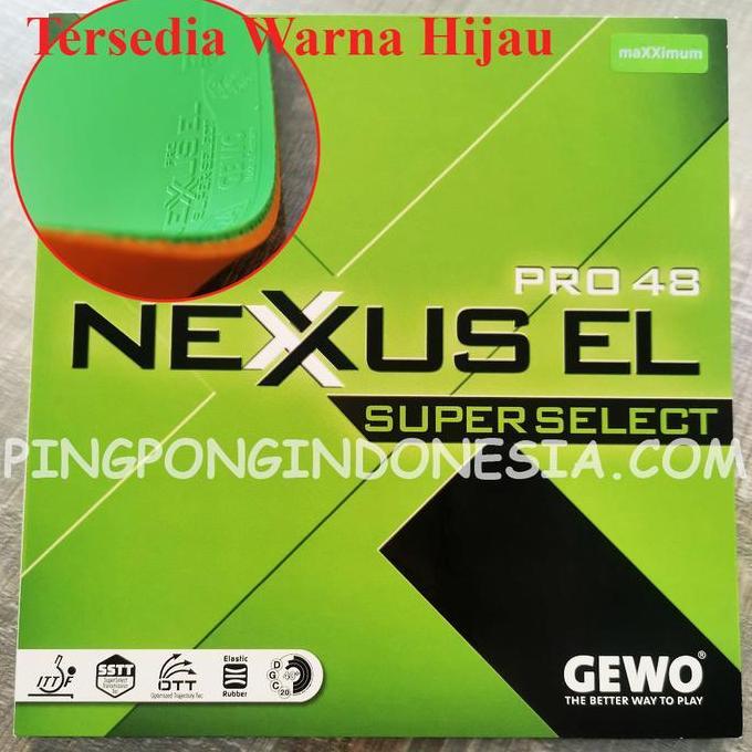 GEWO Nexxus EL Pro 48 SuperSelect - Karet Pingpong Rubber Tenis Meja