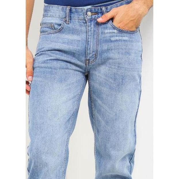 Hush Puppies Celana Denim Pria Thiago Medium Blue