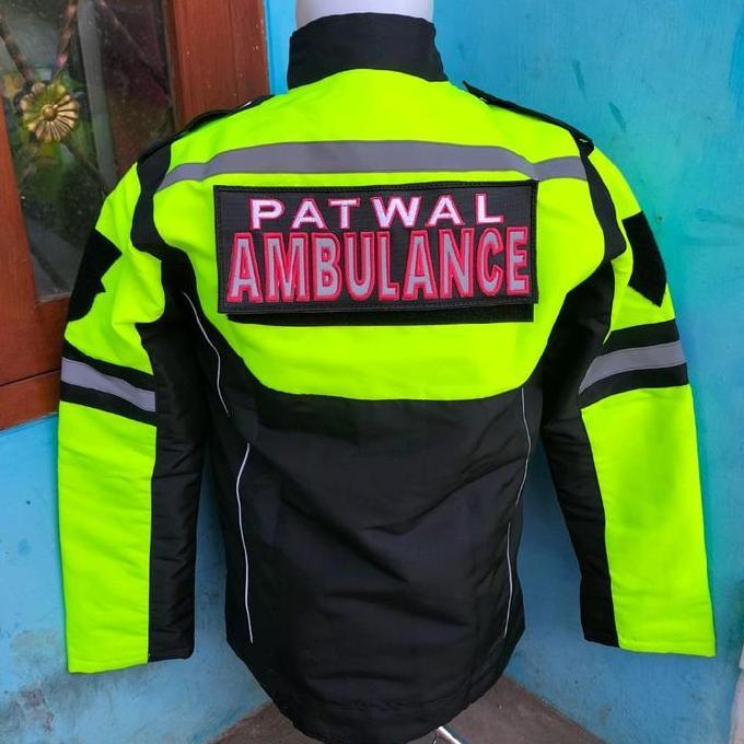 jaket patwal ambulance terbaru 2025 wateroof pria dewasa