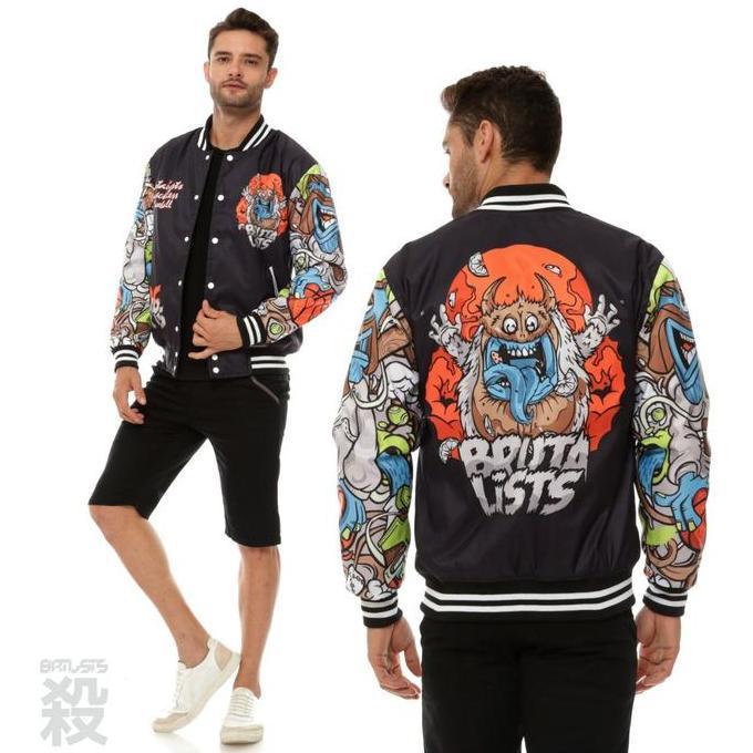 Jaket Varsity Baseball Pria Remaja Dewasa Jeket Bomber Cowok Distro