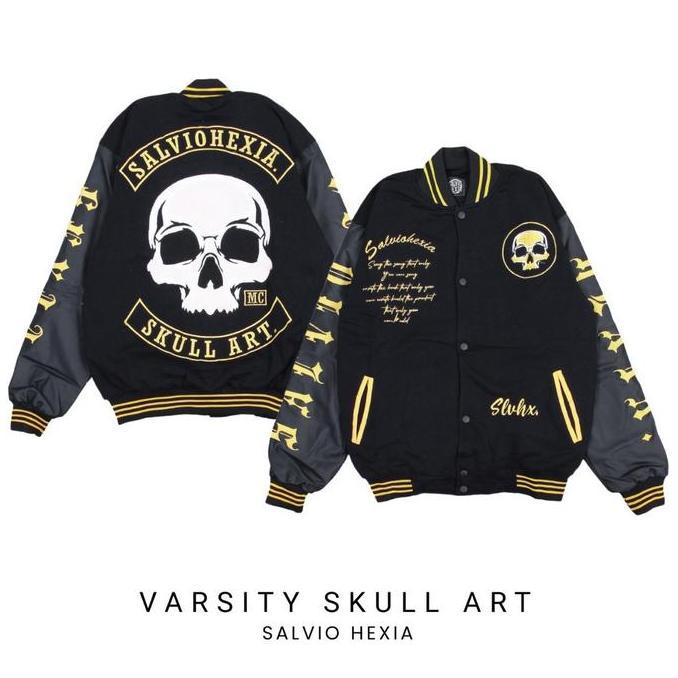 Salvio Hexia Varsity Jacket Skull