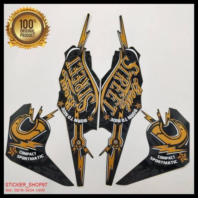 TERMURAH (ORI) STRIPING HONDA BEAT STREET 2018 2019 HITAM KUALITAS ORIGINAL