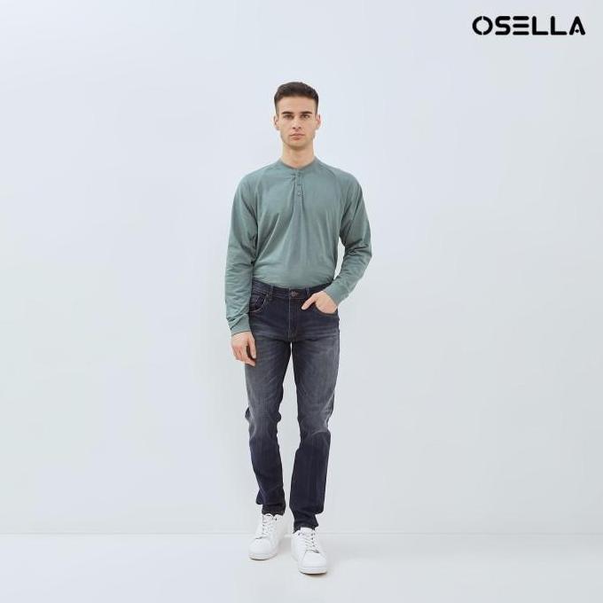 Osella Jordy Slim Fit Denim Jeans In Dark Blue Wash 2O5010A3 | Celana Panjang Jeans Pria