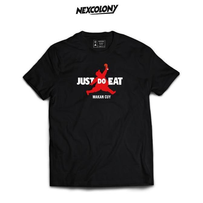 Kaos Hitam Just Do Eat - Nexcolony Official