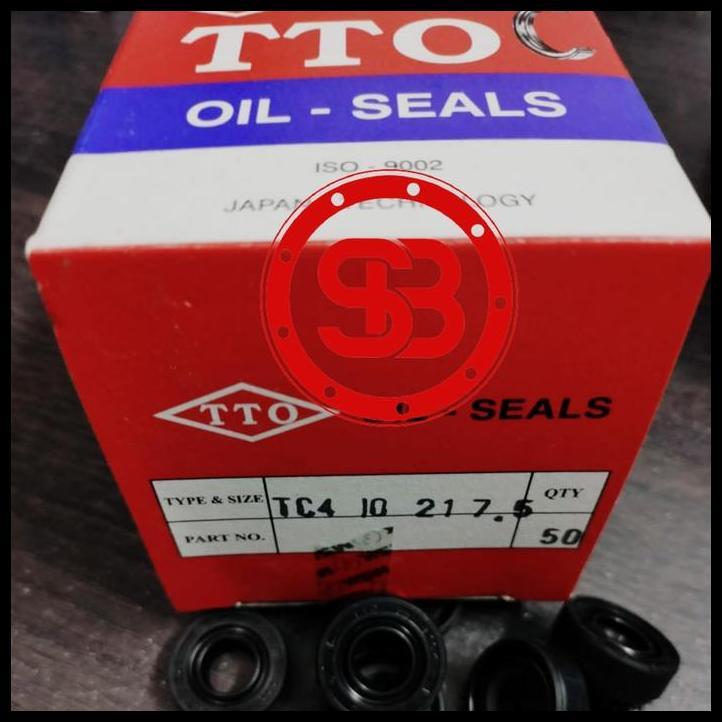 GRATIS ONGKIR (ISI 10PC) OIL SEAL TC4 10 21 7.5 / 10.00 21.00 7.50 TTO 