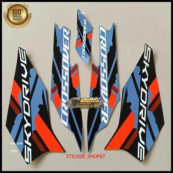 HOT DEAL (ORI) STRIPING SUZUKI SKYDRIVE CROSS CROSSOVER 2023 2024 BIRU     SUZUKI KUALITAS ORIGINAL 