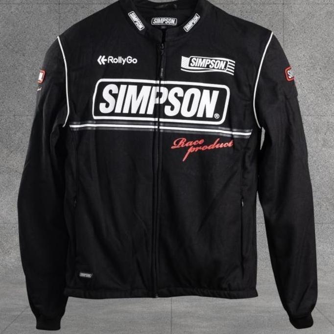 JACKET SIMPSON NSM C05 BLACK WHITE JACKET SIMPSON MESH COOL VINTAGE