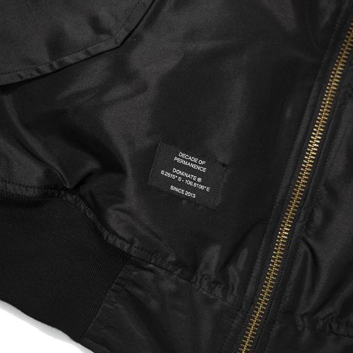 DOMINATE - MA-1 JACKET BLACK