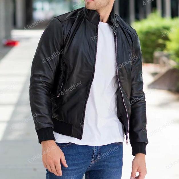 Jaket kulit Asli - Jaket kulit Garut - Jaket kulit Pria Bomber pilot