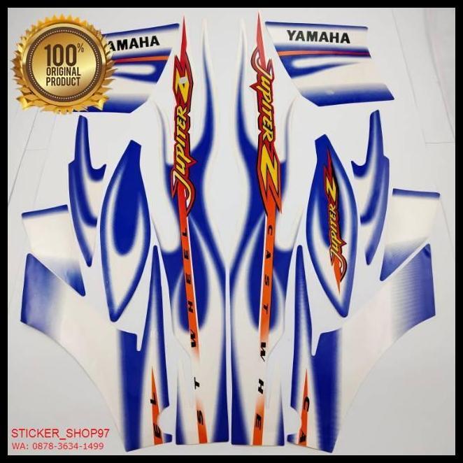GRATIS ONGKIR (ORI) STRIPING YAMAHA JUPITER Z BIRU PUTIH 2005 KUALITAS ORIGINAL 