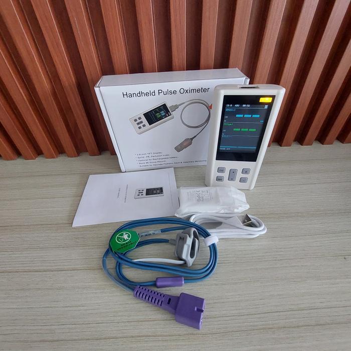 Pulse Oximeter, Pulse Oximetry, Handled Pulse Oximeter Bateray Charging Original Dan Terpercaya