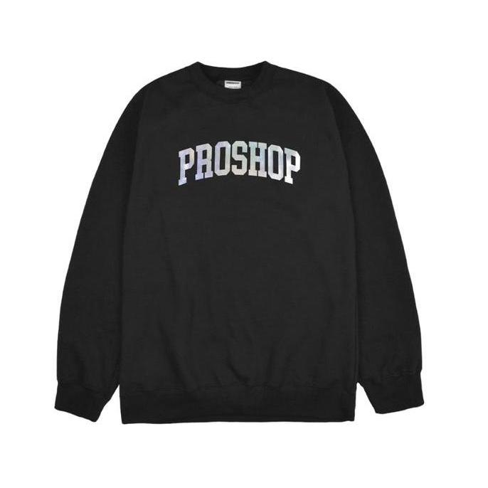 Proshop | Foil Crewneck | Sweater Pria Distro | Hitam
