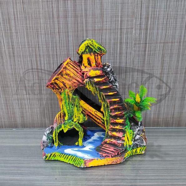 Hanimayas - Tebing Miring Rumah Hiasan Aquarium Aquascape