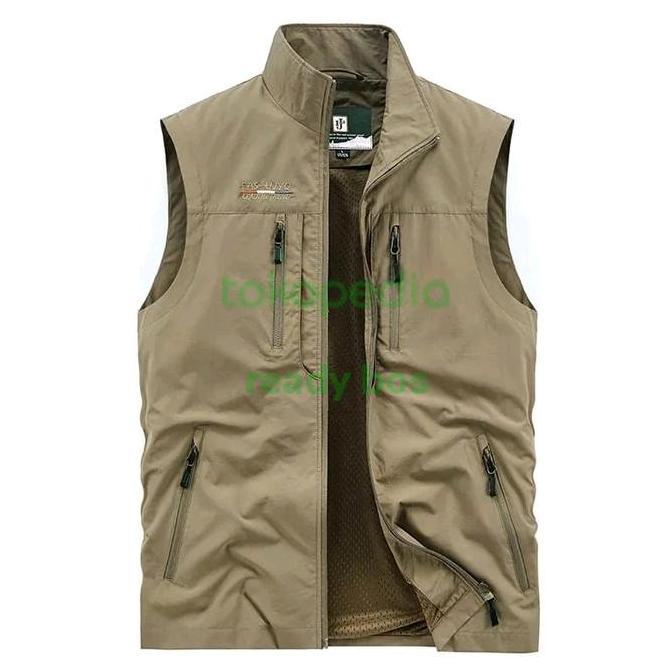 Jaket rompi vest pria/jaket ori/rompi lapangan