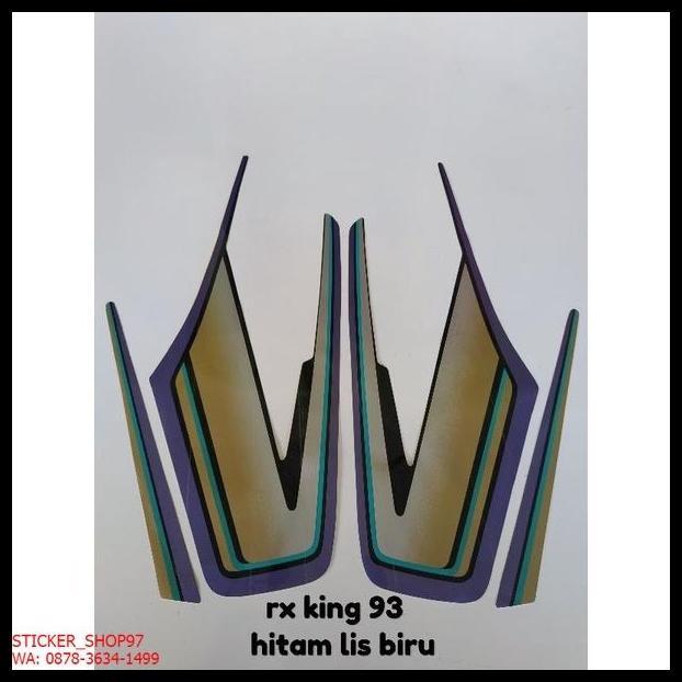 TERBARU (ORI) STRIPING  YAMAHA RX KING TAHUN 1993 HITAM BIRU KUALITAS ORIGINAL 