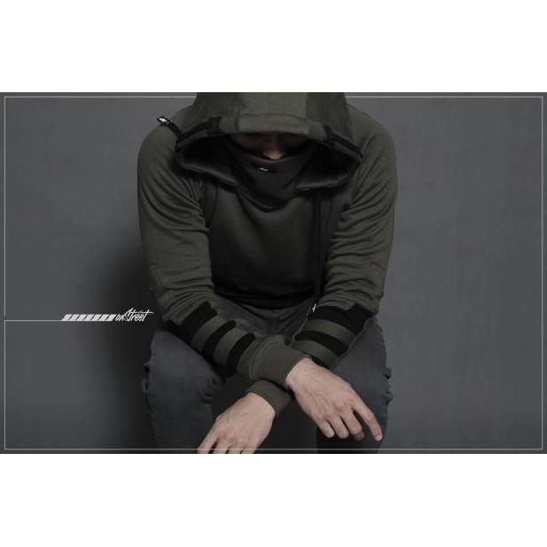 JUMPTRACK ON STREET GREEN ARMY - JUMPER OS - JAKET OS - SWEATER OS ORI