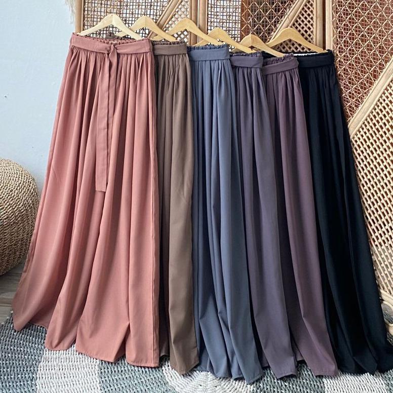 RETTA SKIRT Panjang 100 cm || Rok Payung || Rok Lebar || Rok Wolfis/Crinkle || Rok Jumbo || Rok Big 