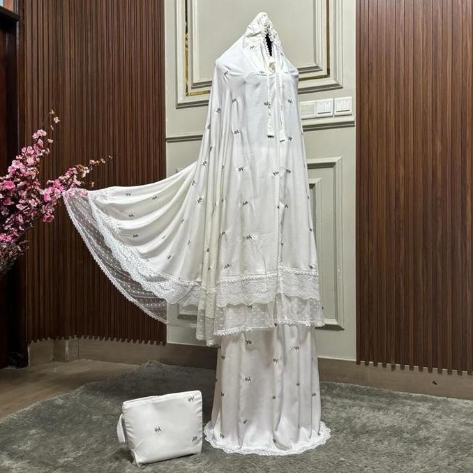 Mukena rayon bordir premium