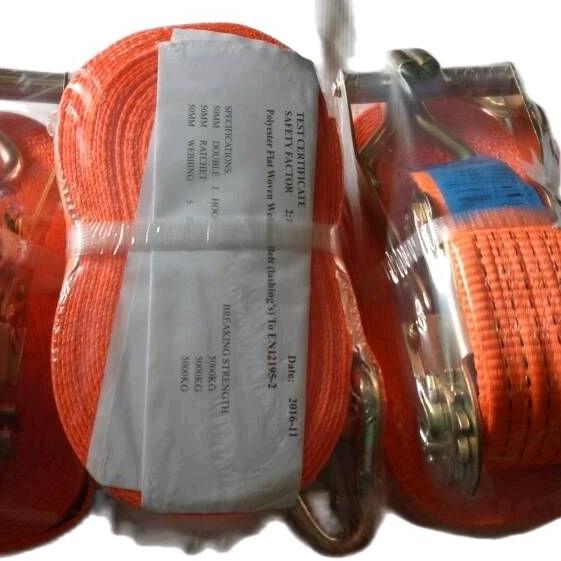 Cargo Lashing Rachet Track Belt Webbing Tali Kretek 5Ton 12 Meter