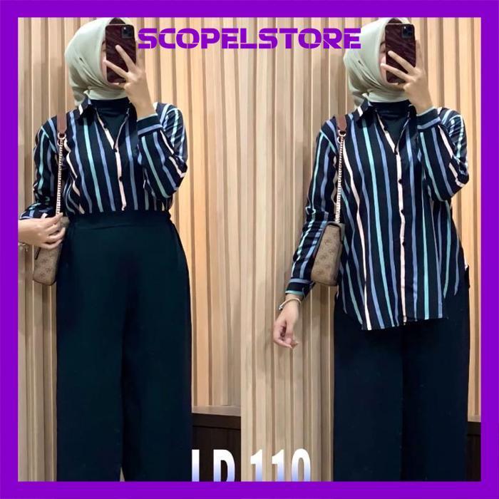 Scopel - Fth- New Premium Anggrek Set  Rayon Mix Crinkle Fit To Xl // Set Anggrek // One Set Anggrek