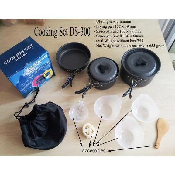 Nesting Ds300 Cooking Set Ds300 Alat Masak Outdoor