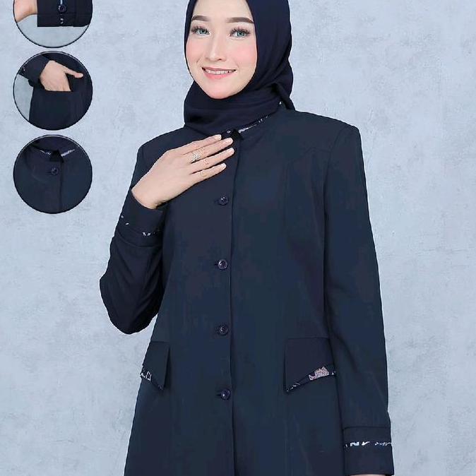 Seragam PDL Dongker Rok A , Baju Dinas PDH Biru Dongker Wanita Rok A ,Seragam Kerja Navy , Seragam G