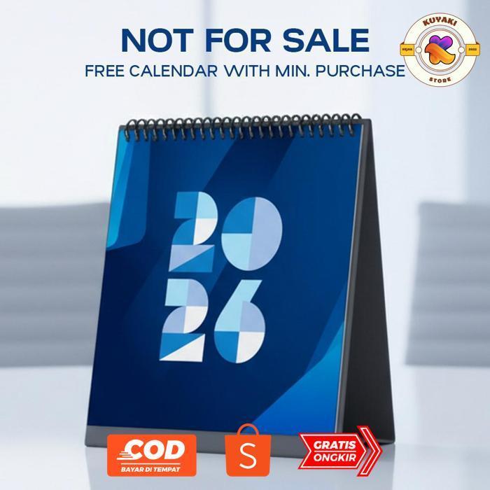 KUYAKI KALENDER 2026 FREE PEMBELIAN ALL PRODUK BUNDLE SET SILICOOK - KALENDER MEJA PREMIUM