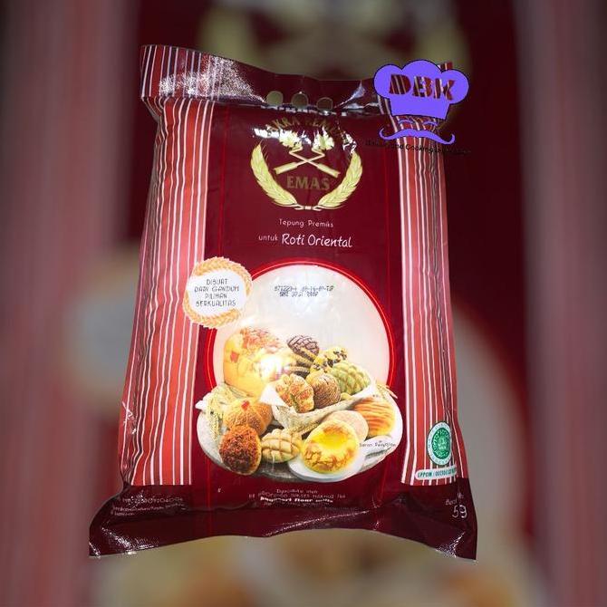 TEPUNG CAKRA KEMBAR EMAS ROTI ORIENTAL 5kg cakra mas premium