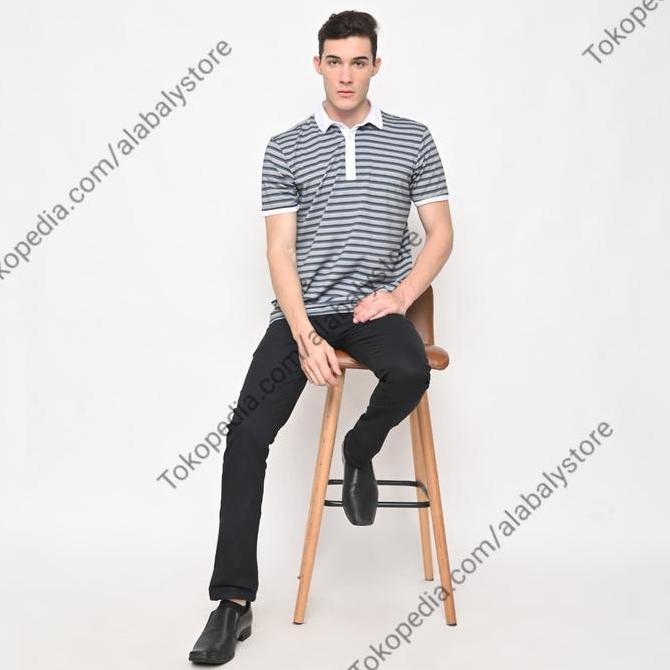 Ping Golf Harris Stripe Polo Original - Baju Golf Pria Branded 89