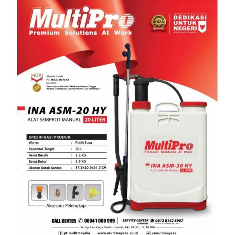 Multipro Semprot hama manual 20 liter - ASM-20HY sprayer hama manual