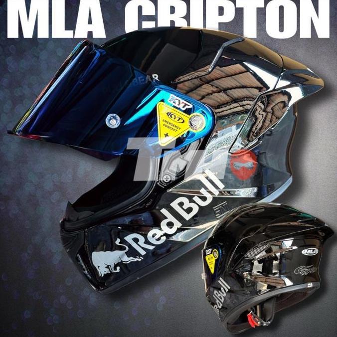 '' HELM GANTENG MLA FULL FACE TTC CRYPTON PAKET GANTENG ''