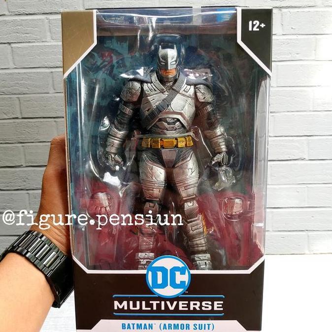 DC MULTIVERSE MCFARLANE BATMAN ARMORED (ARMOR SUIT) BATMAN V SUPERMAN BVS DAWN OF JUSTICE ACTION FIG