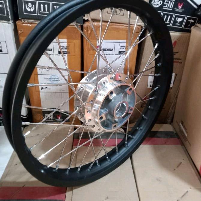 velg / pelek jari jari belakang vrossi Vixion New NVL / NVA R15V2 MX king xabre / sabre sudah di ste