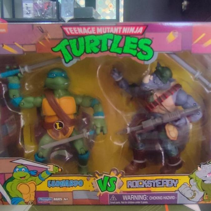 Playmates TMNT 2pack Leonardo & Rocksteady