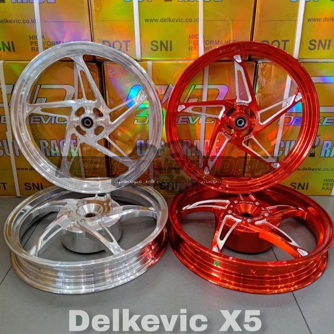 Velg Velk pelek Racing Bintang Delkevic DND X5 185 215 ring 14 CNC Vario 110 125  KZR Led new old 15
