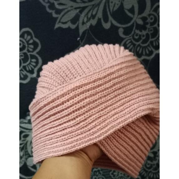 ciput turban rajut instan