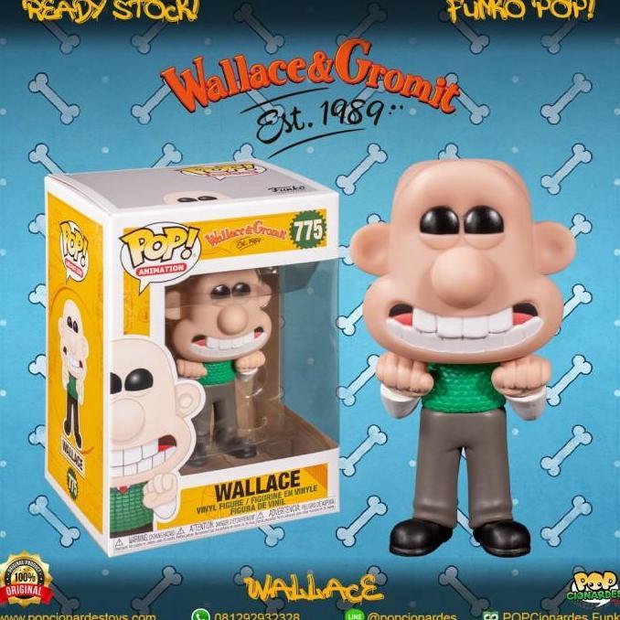 Funko POP Animation - Wallace and Gromit - Wallace #775