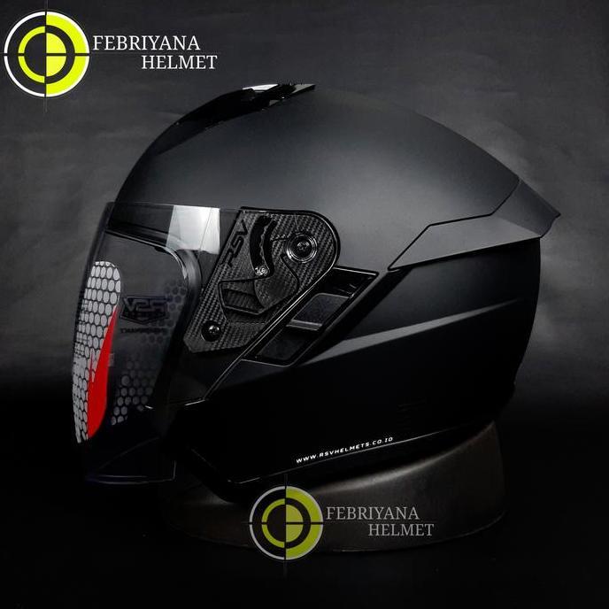 OK HELM RSV SV300 SOLID BLACK DOFF | RSV HELM SV300 SOLID *