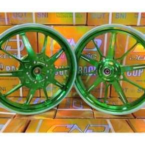 Velg DND Delkevic XSPEED palang 10 Beat/Vario110/Scoopy Ring 14/ Genio Ring 14/Spacy Ring 14 Biru/Me