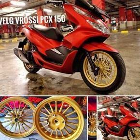 Velg Pelek VRossi Venom Galaxy 2 model Daytona palang 18 All New PCX Lokal 150 / PCX 160 ABS ring 14