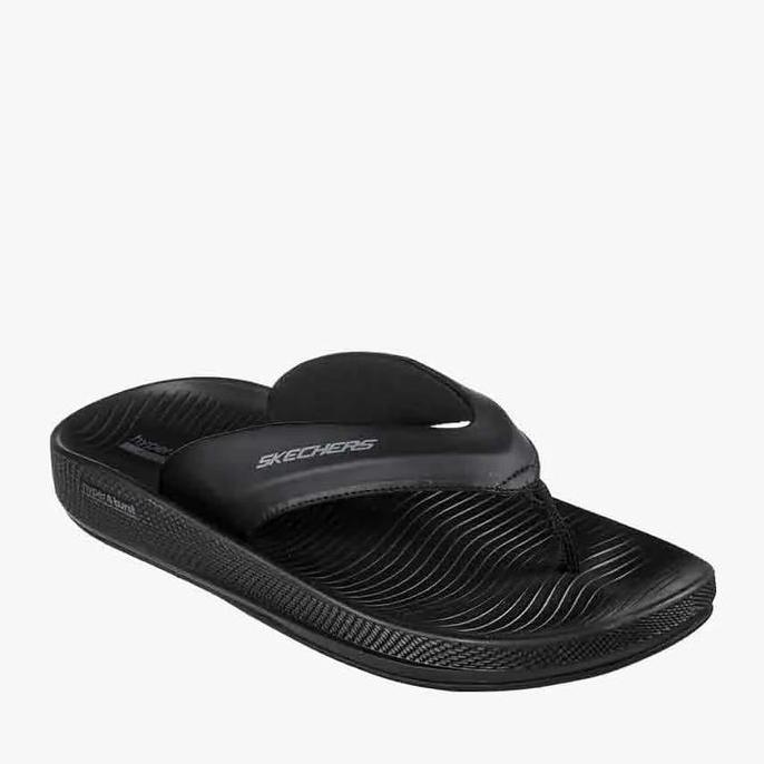 Skechers Sandal Pria Skechers Hyper Slide Men's Sandal - Black Orina