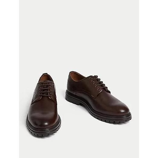 Marks and Spencer Brown Derby ORINAL NEW sepatu pantofel sepatu kulit sepatu formal pantopel bukan d