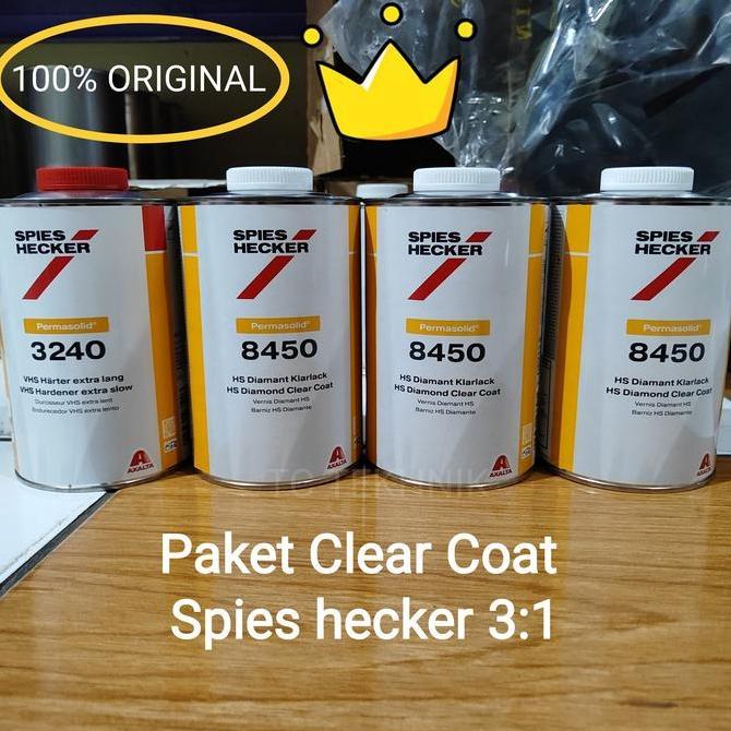 [Paket] Pernis Spies Hecker HS Clear Coat 8450 3:1 Terlaris