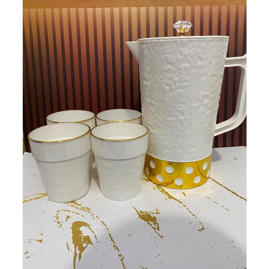 Teko Air Minum / Teko RTamu Teko Air Dingin Sirup Minimalis Set Gelas Termurah