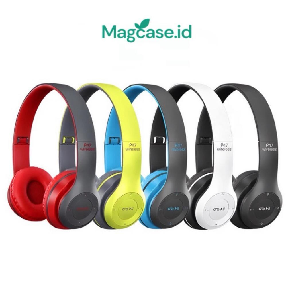NEW MAGCASE- -P47 HEADPHONE BLUETOOTH GAMING HEADSET WIRELESS PRO BASS P47 HEADSET BLUETOOTH P47 HEA